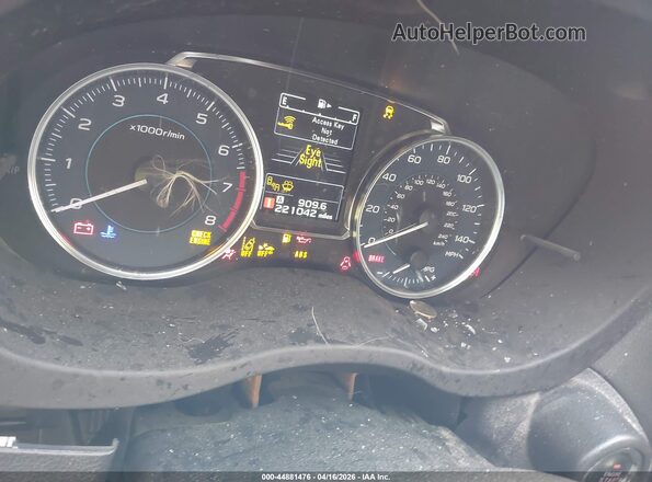 JF2GPANC3G8345250 2016 SUBARU CROSSTREK Turquoise უკანა სავარძლების ხედი