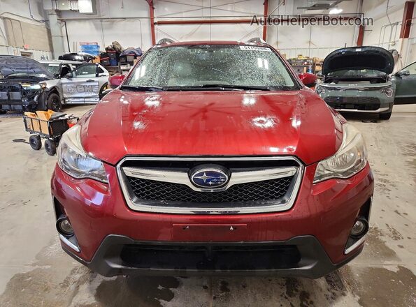 JF2GPANC7H8217045 2017 SUBARU CROSSTREK Red Widok z przodu