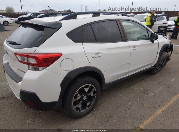 JF2GTAAC3JH234075 2018 SUBARU CROSSTREK White Задня права чверть