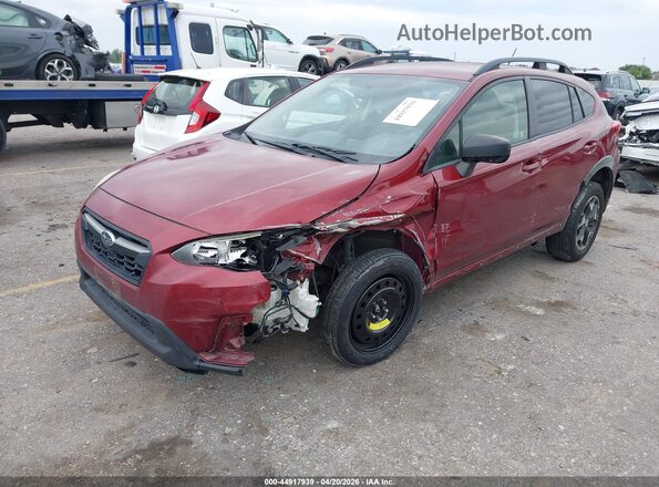 JF2GTAAC3JH348481 2018 SUBARU CROSSTREK Burgundy Front left