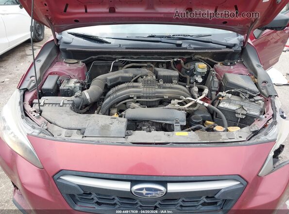 JF2GTAAC3JH348481 2018 SUBARU CROSSTREK Burgundy Rear view