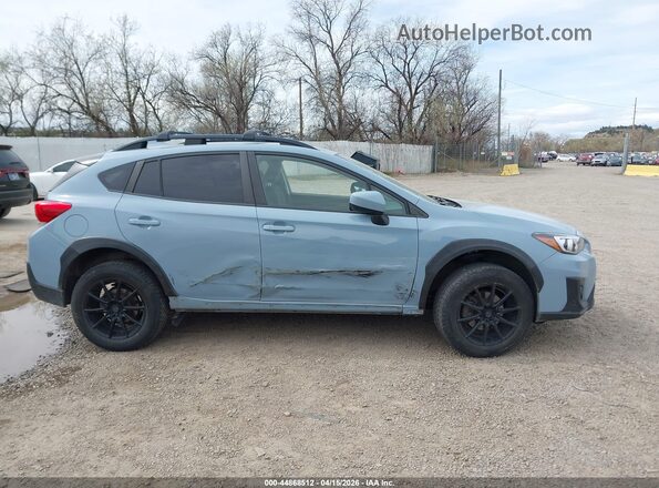 JF2GTABC2JH231439 2018 SUBARU CROSSTREK Blue Widok wnętrza z tyłu