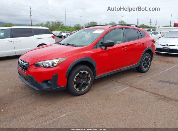 JF2GTABCXM8340817 2021 SUBARU CROSSTREK Красный 