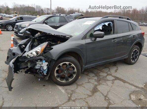 JF2GTACC2P9248940 2023 SUBARU CROSSTREK Gray Vista tres cuartos delantera izquierda
