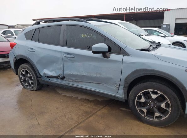 JF2GTACC8K8257365 2019 SUBARU CROSSTREK Blue Front view