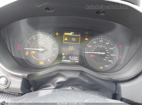 JF2GTADC0J8240220 2018 SUBARU CROSSTREK Red უკანა სავარძლების ხედი