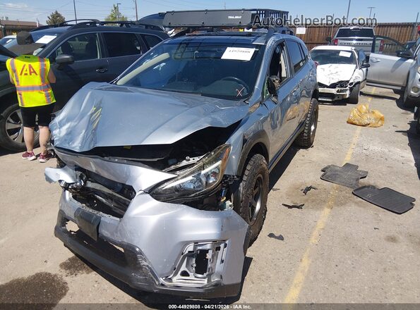 JF2GTAEC1KH376047 2019 SUBARU CROSSTREK Silver Przód lewy