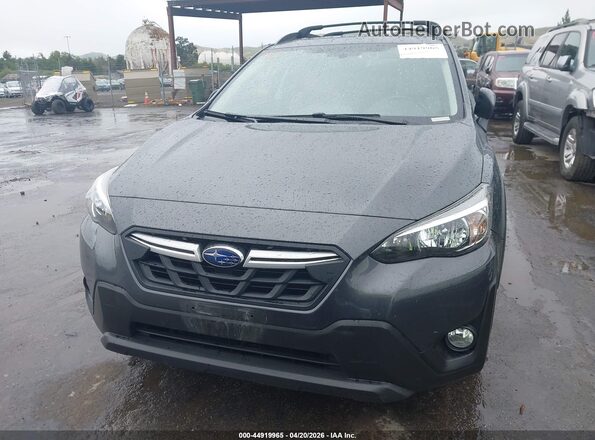 JF2GTAEC2MH657485 2021 SUBARU CROSSTREK Gray Rear interior view