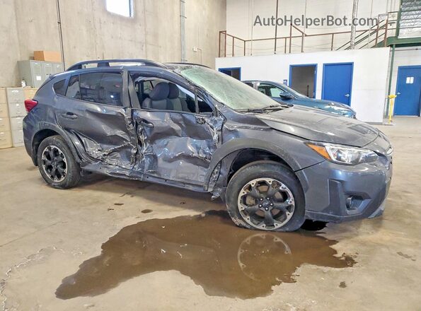 JF2GTAEC4NH228415 2022 SUBARU CROSSTREK Gray Delantero derecho