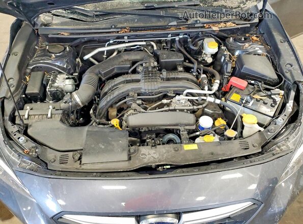 JF2GTAEC4NH228415 2022 SUBARU CROSSTREK Gray Vista del compartimento del motor