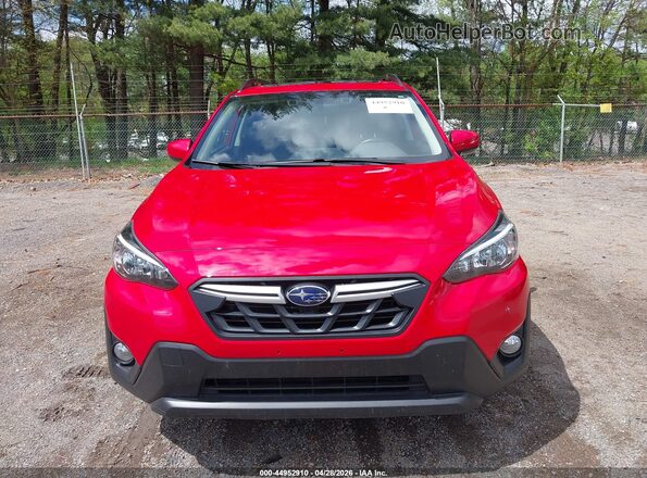 JF2GTAEC5PH215045 2023 SUBARU CROSSTREK Red Widok zestawu wskaźników