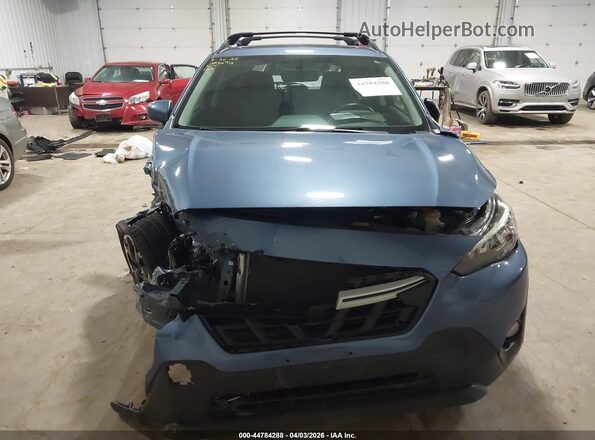 JF2GTAEC9MH307464 2021 SUBARU CROSSTREK Blue Вид щитка приладів