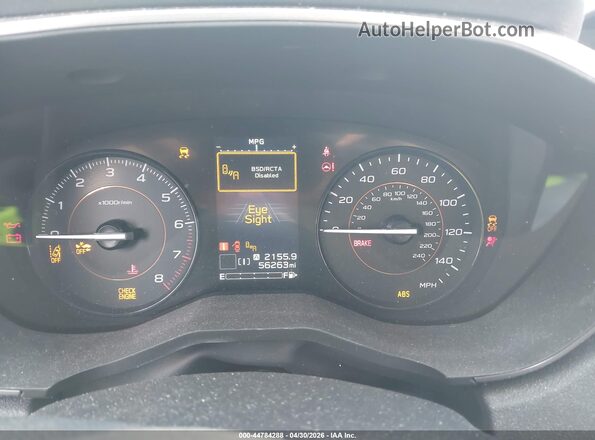JF2GTAEC9MH307464 2021 SUBARU CROSSTREK Blue Вид задніх сидінь