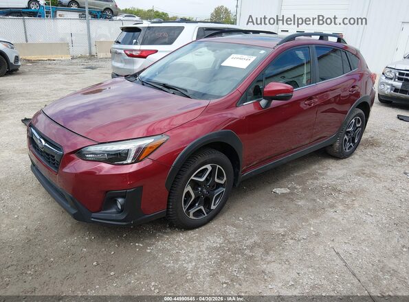 JF2GTAMC4K8210932 2019 SUBARU CROSSTREK Burgundy Передня ліва чверть