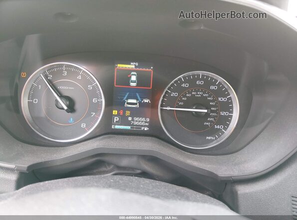 JF2GTAMC4K8210932 2019 SUBARU CROSSTREK Burgundy Вид задніх сидінь