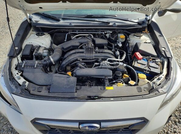 JF2GTAMCXK8380941 2019 SUBARU CROSSTREK White Вид підкапотного простору