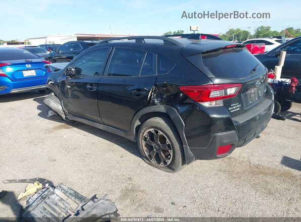 JF2GTAPC0M8246700 2021 SUBARU CROSSTREK Black Հետևի ձախ