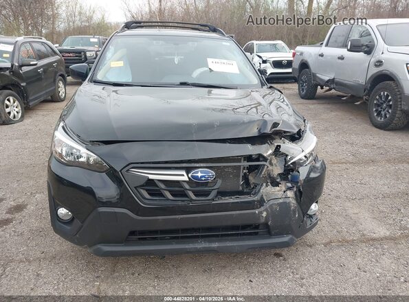 JF2GTAPC2NH277089 2022 SUBARU CROSSTREK Black Vista del cuadro de instrumentos