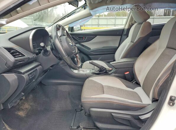 JF2GTAPC3M8208314 2021 SUBARU CROSSTREK Белый Вид салона спереди