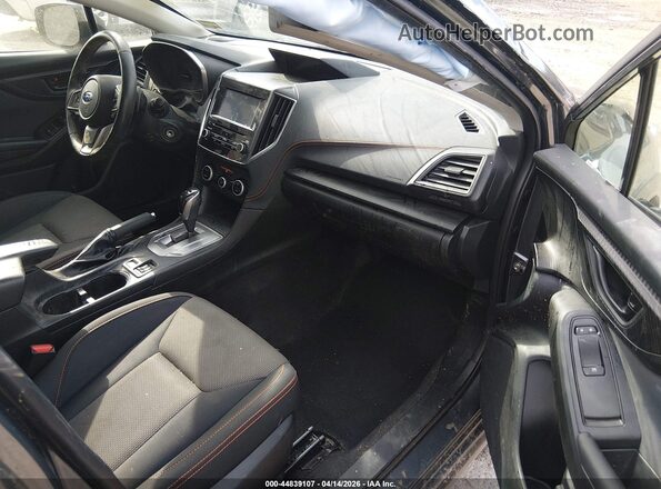 JF2GTAPC4NH256826 2022 SUBARU CROSSTREK Black Widok wnętrza z przodu