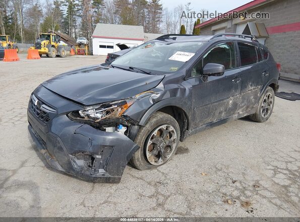 JF2GTAPC4NH256826 2022 SUBARU CROSSTREK Black Przód lewy