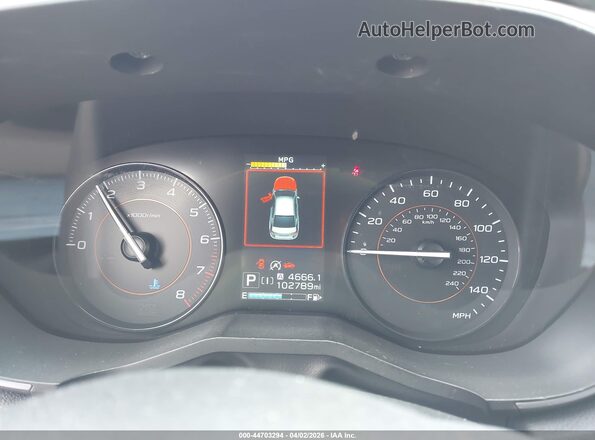 JF2GTAPCXM8373017 2021 SUBARU CROSSTREK White უკანა სავარძლების ხედი