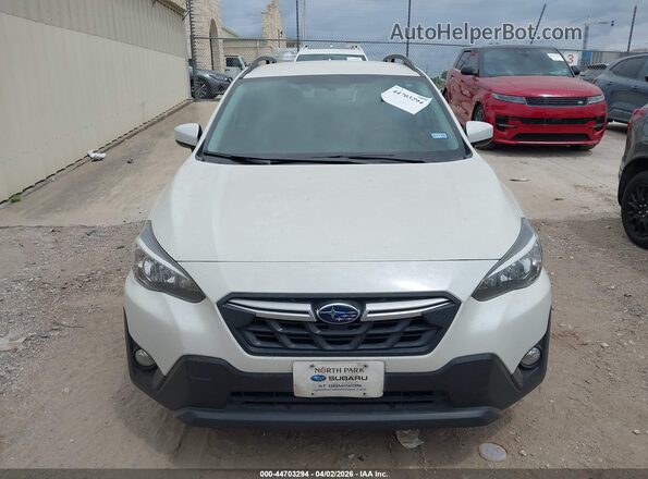 JF2GTAPCXM8373017 2021 SUBARU CROSSTREK White ხელსაწყოთა პანელის ხედი