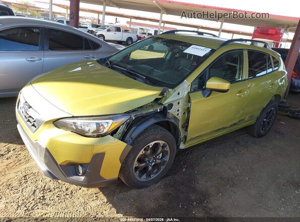 JF2GTAPCXNH213091 2022 SUBARU CROSSTREK Green 