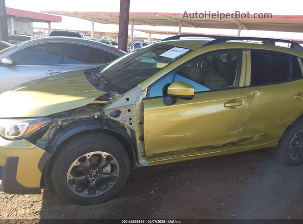 JF2GTAPCXNH213091 2022 SUBARU CROSSTREK Green 