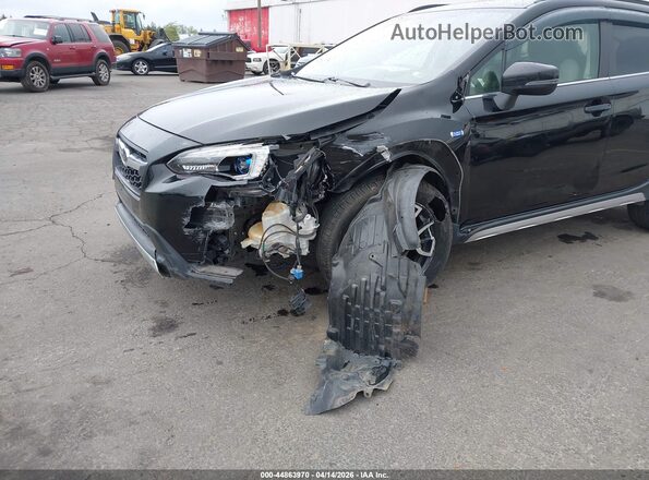 JF2GTDEC8KH372823 2019 SUBARU CROSSTREK HYBRID Black Widok z przodu