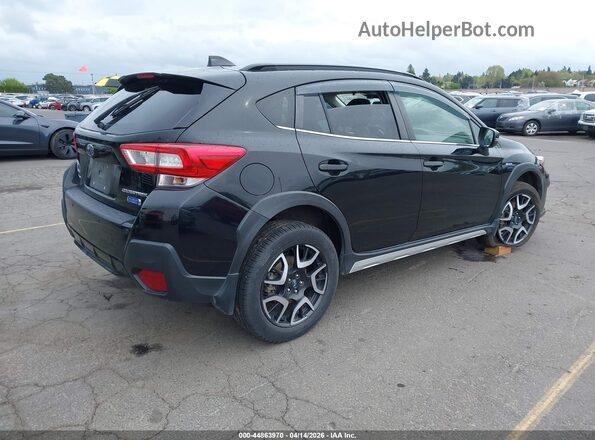 JF2GTDEC8KH372823 2019 SUBARU CROSSTREK HYBRID Black Tył prawy