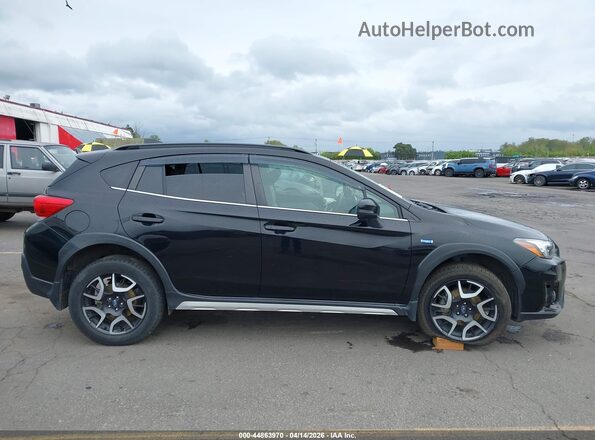 JF2GTDEC8KH372823 2019 SUBARU CROSSTREK HYBRID Black Widok zestawu wskaźników