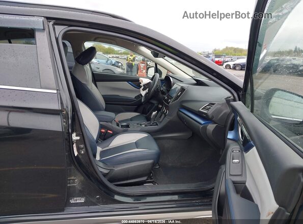 JF2GTDEC8KH372823 2019 SUBARU CROSSTREK HYBRID Black Widok wnętrza z przodu