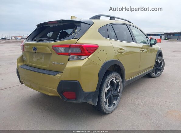 JF2GTHMC4NH220227 2022 SUBARU CROSSTREK Зеленый Задняя правая четверть