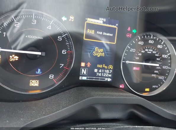 JF2GTHMC7MH366569 2021 SUBARU CROSSTREK Gray Հետևի նստատեղերի տեսք