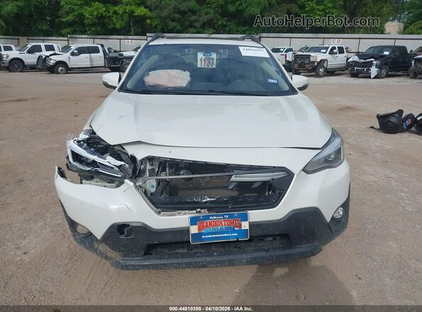 JF2GTHNC4N8211445 2022 SUBARU CROSSTREK White Widok zestawu wskaźników