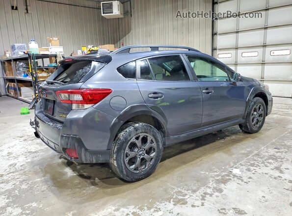 JF2GTHSC1MH391325 2021 SUBARU CROSSTREK Серый Задняя правая четверть