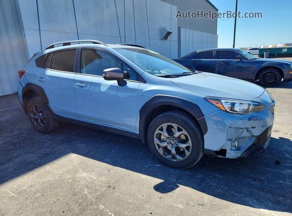 JF2GTHSC2NH237580 2022 SUBARU CROSSTREK Blue Przód prawy