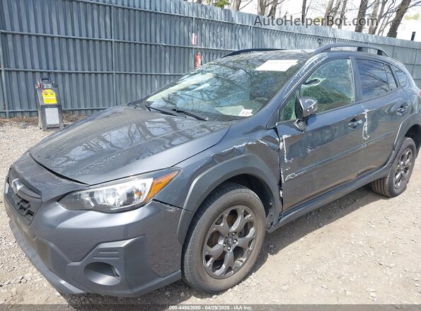 JF2GTHSC9NH217858 2022 SUBARU CROSSTREK Gray Widok z przodu