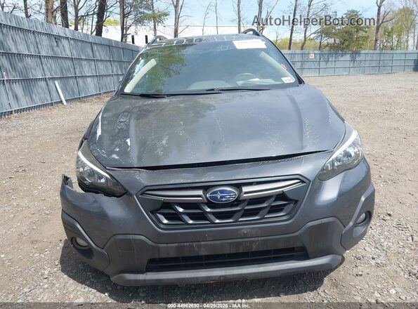 JF2GTHSC9NH217858 2022 SUBARU CROSSTREK Gray Widok zestawu wskaźników