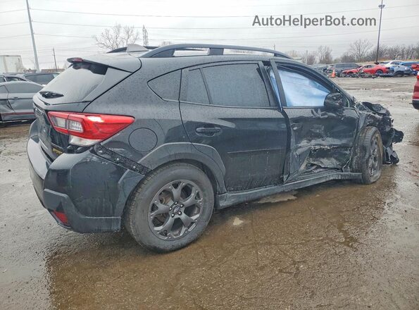 JF2GTHSCXNH274442 2022 SUBARU CROSSTREK Black Հետևի աջ