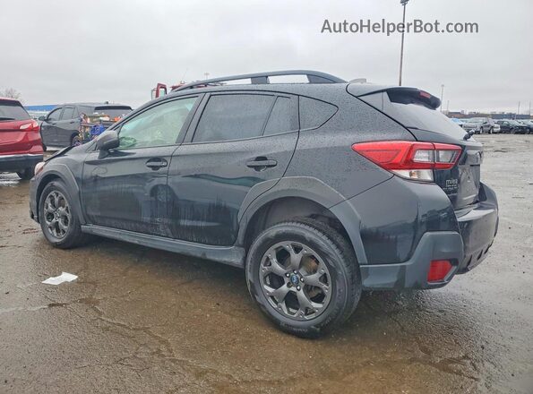 JF2GTHSCXNH274442 2022 SUBARU CROSSTREK Black Հետևի ձախ