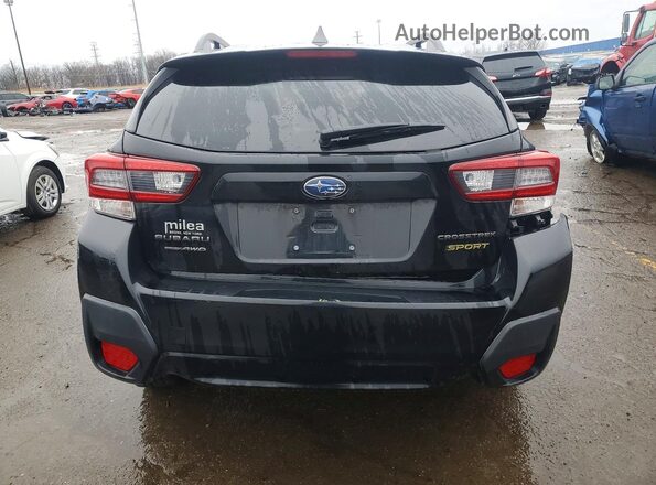 JF2GTHSCXNH274442 2022 SUBARU CROSSTREK Black Հետևի տեսք