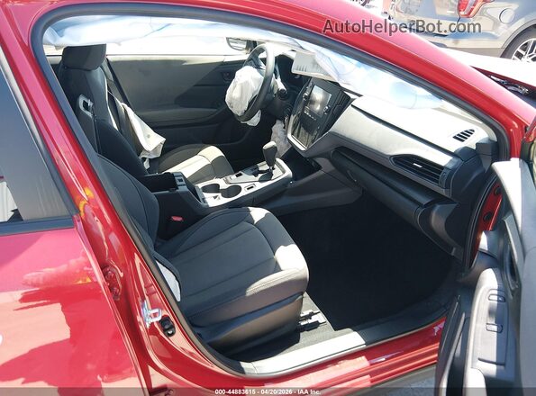 JF2GUABC4R8366799 2024 SUBARU CROSSTREK Красный Вид салона спереди