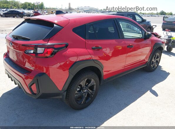 JF2GUABC4R8366799 2024 SUBARU CROSSTREK Красный Задняя правая четверть