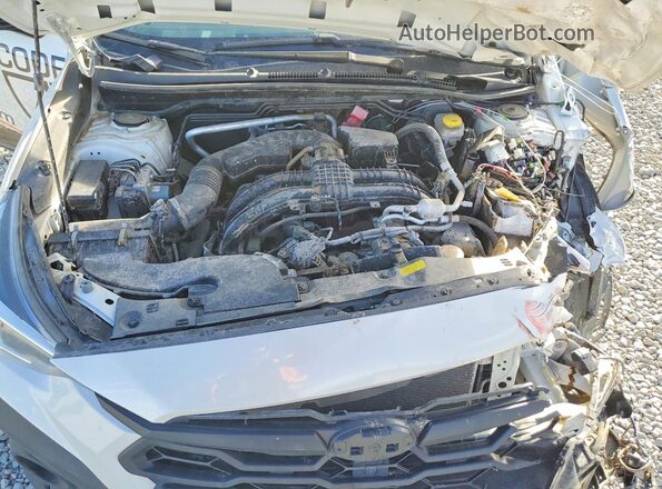 JF2GUABCXR8369917 2024 SUBARU CROSSTREK White უკანა სალონის ხედი