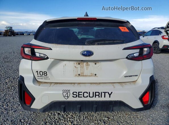 JF2GUABCXR8369917 2024 SUBARU CROSSTREK White უკანა ხედი