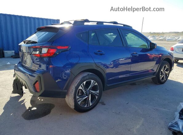 JF2GUADC3RH375684 2024 SUBARU CROSSTREK Синий Задняя правая четверть