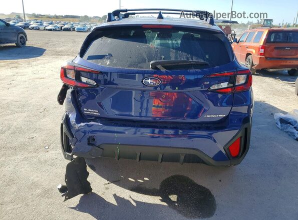 JF2GUADC3RH375684 2024 SUBARU CROSSTREK Синий Вид сзади