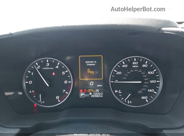 JF2GUADC3RH897974 2024 SUBARU CROSSTREK Silver უკანა სავარძლების ხედი